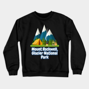 Mount Rockwell, Glacier National Park Crewneck Sweatshirt